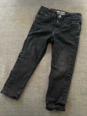 &Denim black Lined Jeans Toddler Boy 3-4year